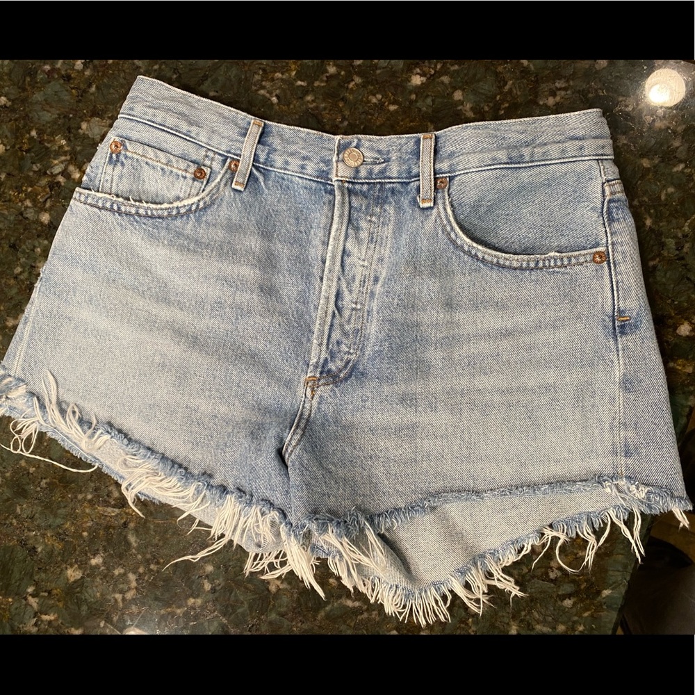 Agolde Parker vintage cut off shorts